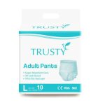 (10 Pieces) Trusty Pull Up Adult Pants Diapers (L)